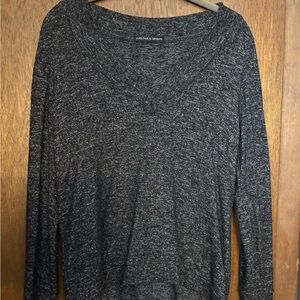 Women’s Heathered Black Lightweight Sweater